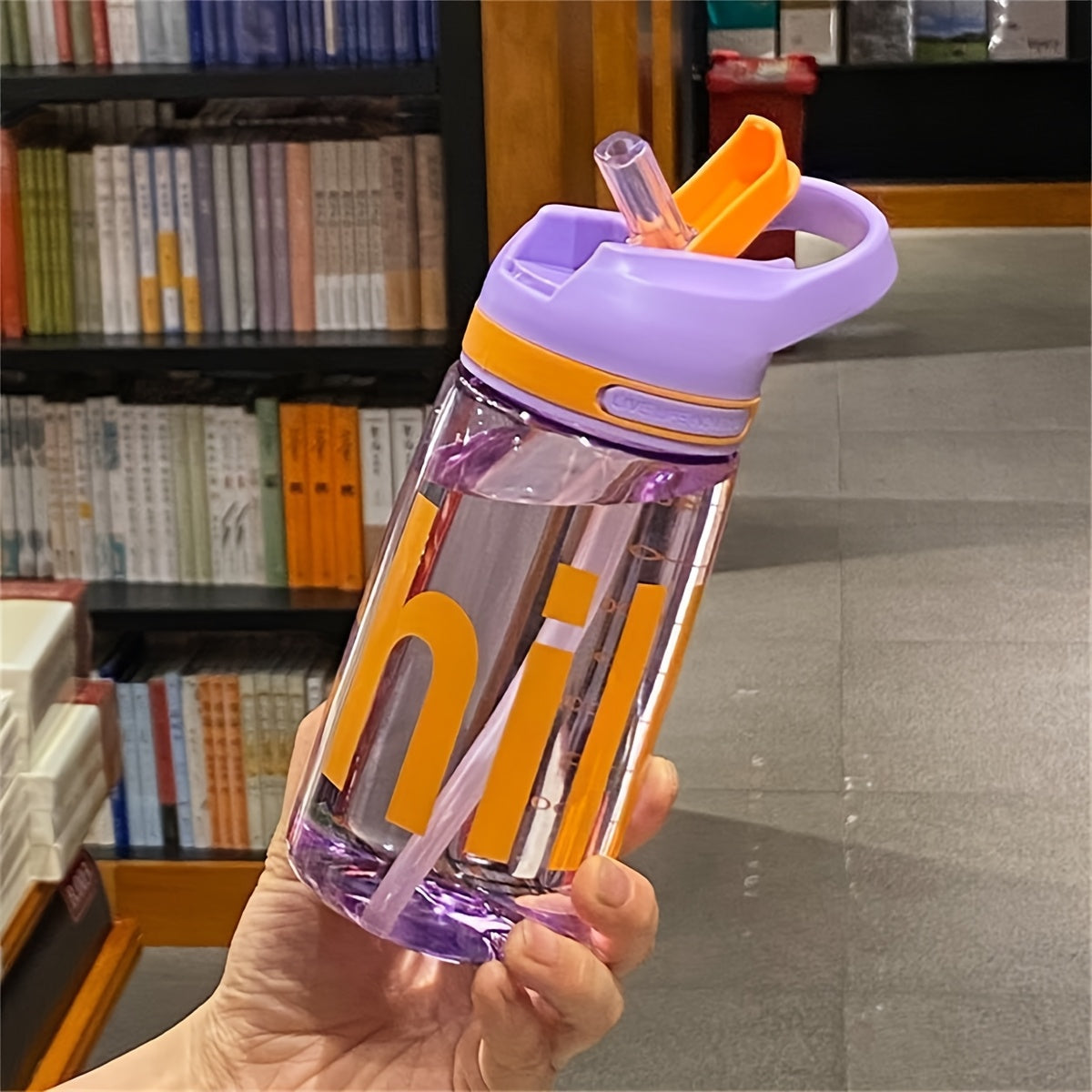 450ML Portable Water Bottle for Gym, Fitness, Outdoor Camping, Hiking, and Sports - PC Material, Sealable