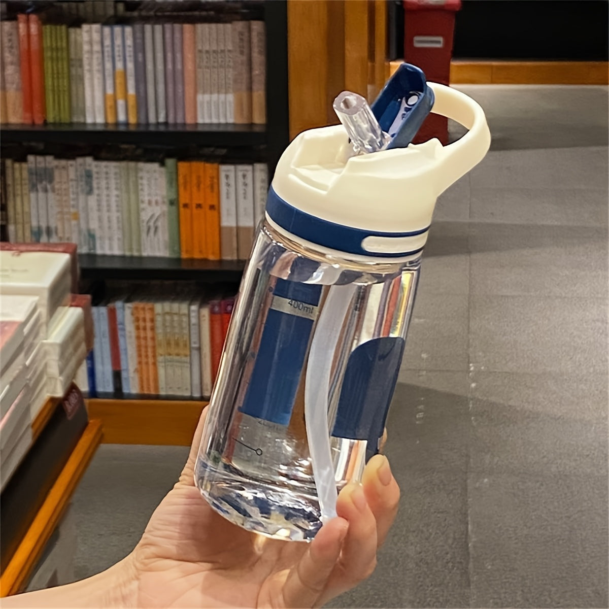 450ML Portable Water Bottle for Gym, Fitness, Outdoor Camping, Hiking, and Sports - PC Material, Sealable