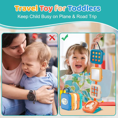 Toddlers Montessori Toys Busy Toys Early Education Sensory Toys  Folding Puzzle Toy Fine Motor Toys For Boys Girls