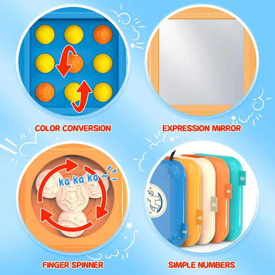 Toddlers Montessori Toys Busy Toys Early Education Sensory Toys  Folding Puzzle Toy Fine Motor Toys For Boys Girls
