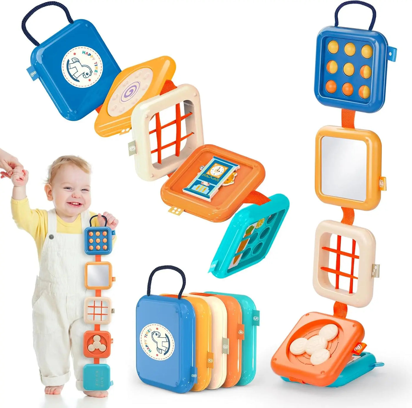 Toddlers Montessori Toys Busy Toys Early Education Sensory Toys  Folding Puzzle Toy Fine Motor Toys For Boys Girls