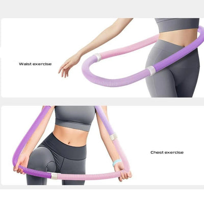 Weighted Fitness Hoop Sports Entertainment Fitness Circle Beginners Abs Abdomen Equipment Accessories for Home Men Women