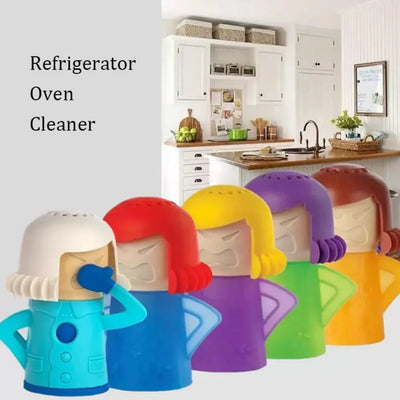 Microwave cleaner, high-temperature steam cleaner, refrigerator deodorizer, easy to clean. Add vinegar and water to fresh steam