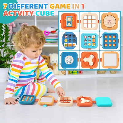 Toddlers Montessori Toys Busy Toys Early Education Sensory Toys  Folding Puzzle Toy Fine Motor Toys For Boys Girls