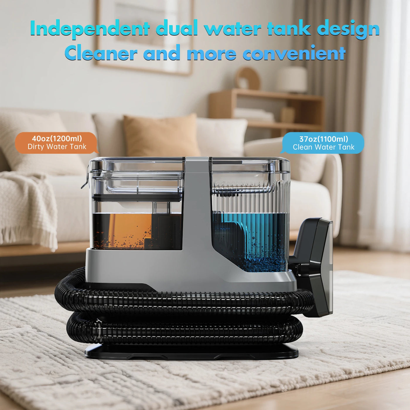 IN STOCK Multi Purpose Wet and Dry Portable Spot Cleaner Carpet Upholstery Sofa Fabric Spill Stain Removal Cleaning Machine