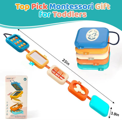 Toddlers Montessori Toys Busy Toys Early Education Sensory Toys  Folding Puzzle Toy Fine Motor Toys For Boys Girls