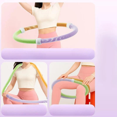 Weighted Fitness Hoop Sports Entertainment Fitness Circle Beginners Abs Abdomen Equipment Accessories for Home Men Women