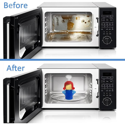 Microwave cleaner, high-temperature steam cleaner, refrigerator deodorizer, easy to clean. Add vinegar and water to fresh steam