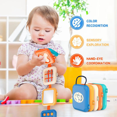 Toddlers Montessori Toys Busy Toys Early Education Sensory Toys  Folding Puzzle Toy Fine Motor Toys For Boys Girls