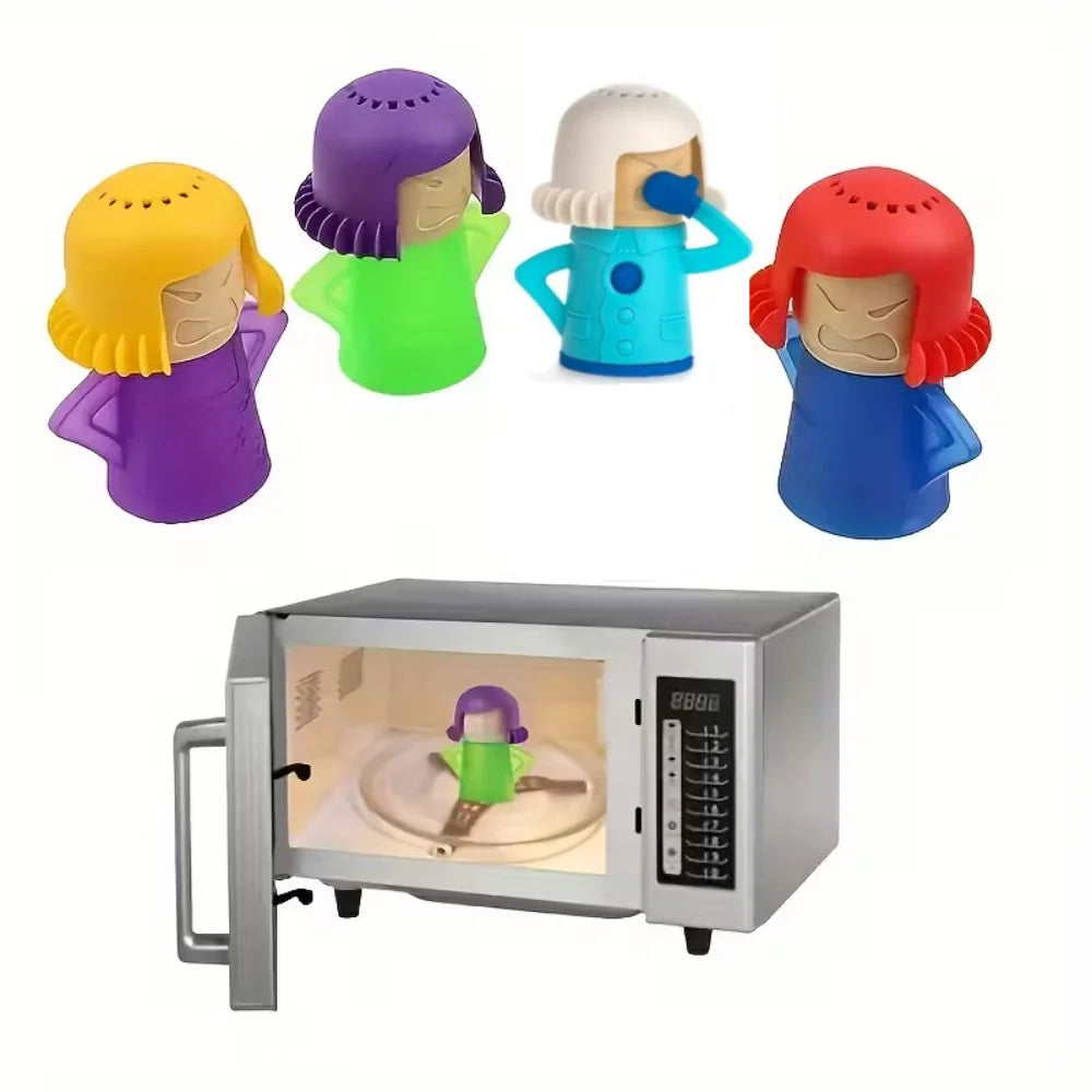 Microwave cleaner, high-temperature steam cleaner, refrigerator deodorizer, easy to clean. Add vinegar and water to fresh steam