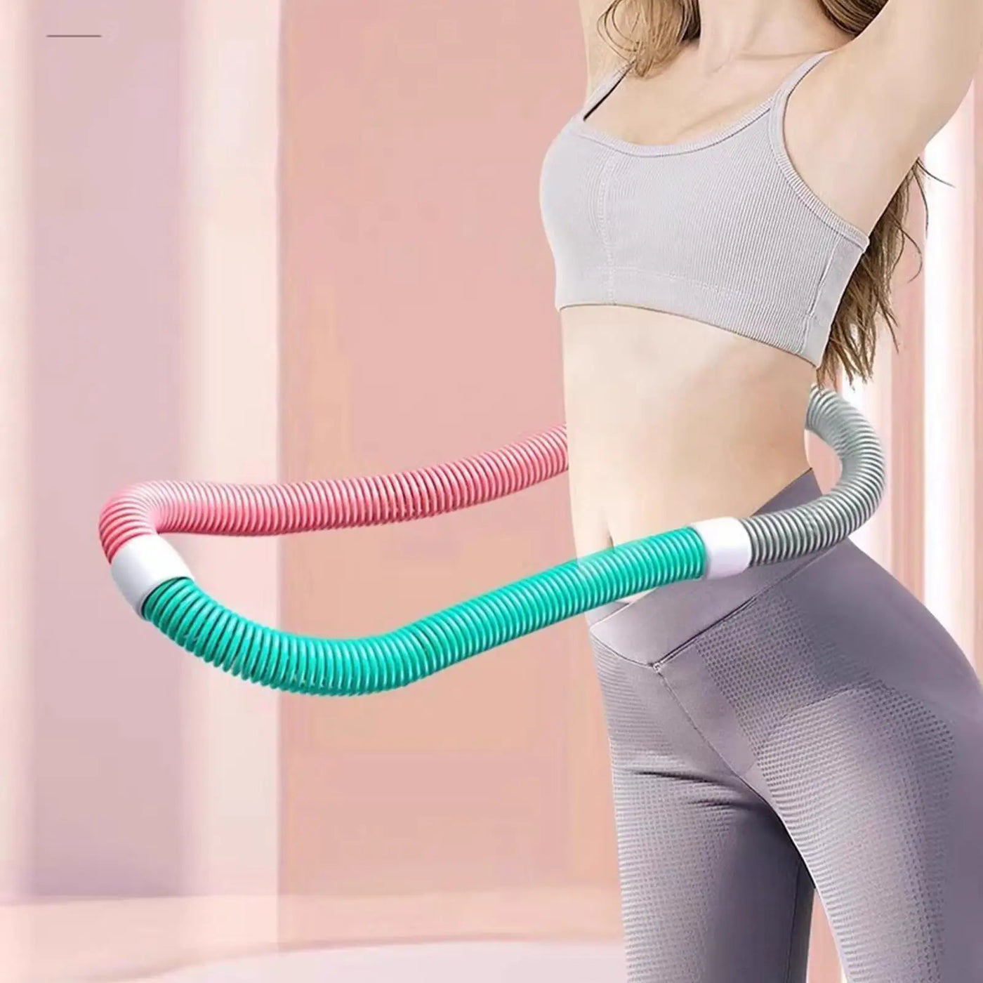 Weighted Fitness Hoop Sports Entertainment Fitness Circle Beginners Abs Abdomen Equipment Accessories for Home Men Women