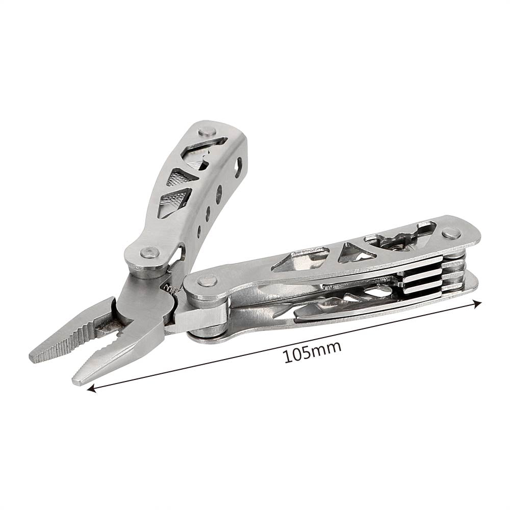 Stainless Multitool Multifunction Tool Forceps Multipurpose Forceps Hand Tool Screwdriver Kit Multi Plier Folding Knife Pliers