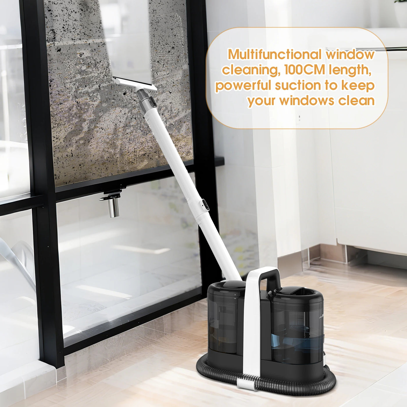 IN STOCK High Suction Portable Fabric Upholstery Cleaner Handheld Deep Stain Removal Vacuum Machine for Household and Car Use