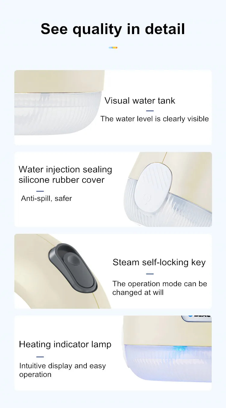 Handle Steam Cleaner High-Temperature Hand-Held Household Multi-Functional Steam Cleaning Machine Kitchen Air Conditioning