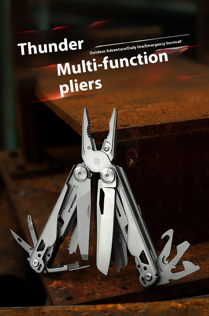 Outdoor Multifunctional Tools 15-1 Portable Pliers Stainless Steel Pliers Wrench Emergency Rescue Foldable Tool Knives Tools