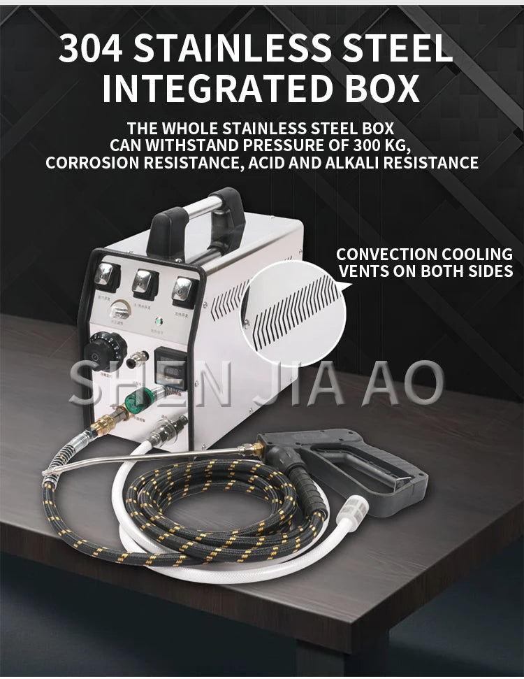 3800W High Pressure And High Temperature Steam Cleaner Household Appliance Pipe Cleaning Air Conditioning And Refrigerator