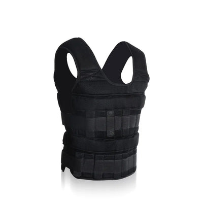 Adjustable Workout Weighted Vest,20KG Training Fitness Weighted Jacket,for Strength Endurance Running,Not Included Steel Plate