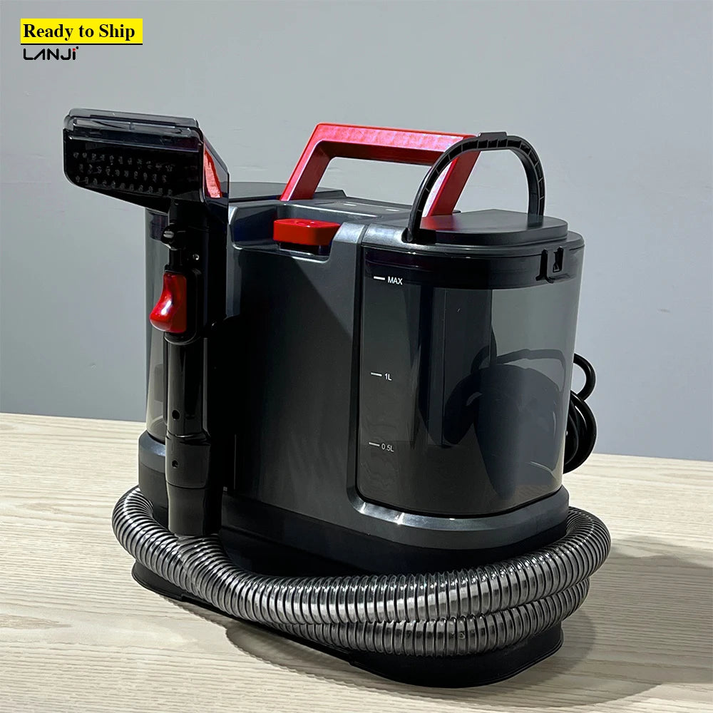 RTS M332C Hot Water Stick Vacuum Cleaner for Household & Hotel 90°C Sterilization 12kPa Suction 3 Modes (Cold/Hot/Steam)