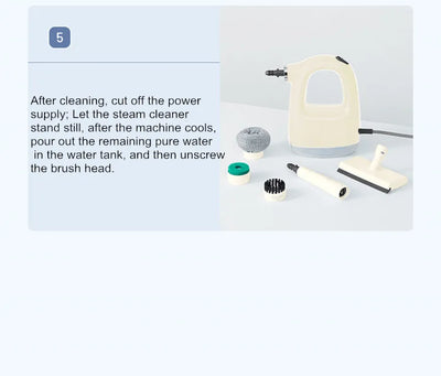 Handle Steam Cleaner High-Temperature Hand-Held Household Multi-Functional Steam Cleaning Machine Kitchen Air Conditioning