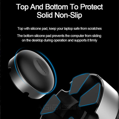 Hagibis Laptop Stand Portable Cooling Pad For MacBook Laptop Portable Cool Ball Heat Dissipation Skidproof Pad Cooler Stand