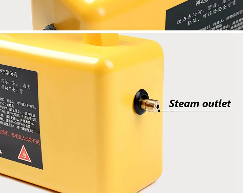 2600W High Temperature Steam Cleaner For Hood Air Conditioner Car Mobile Cleaning Machine Pumping Sterilization Disinfector