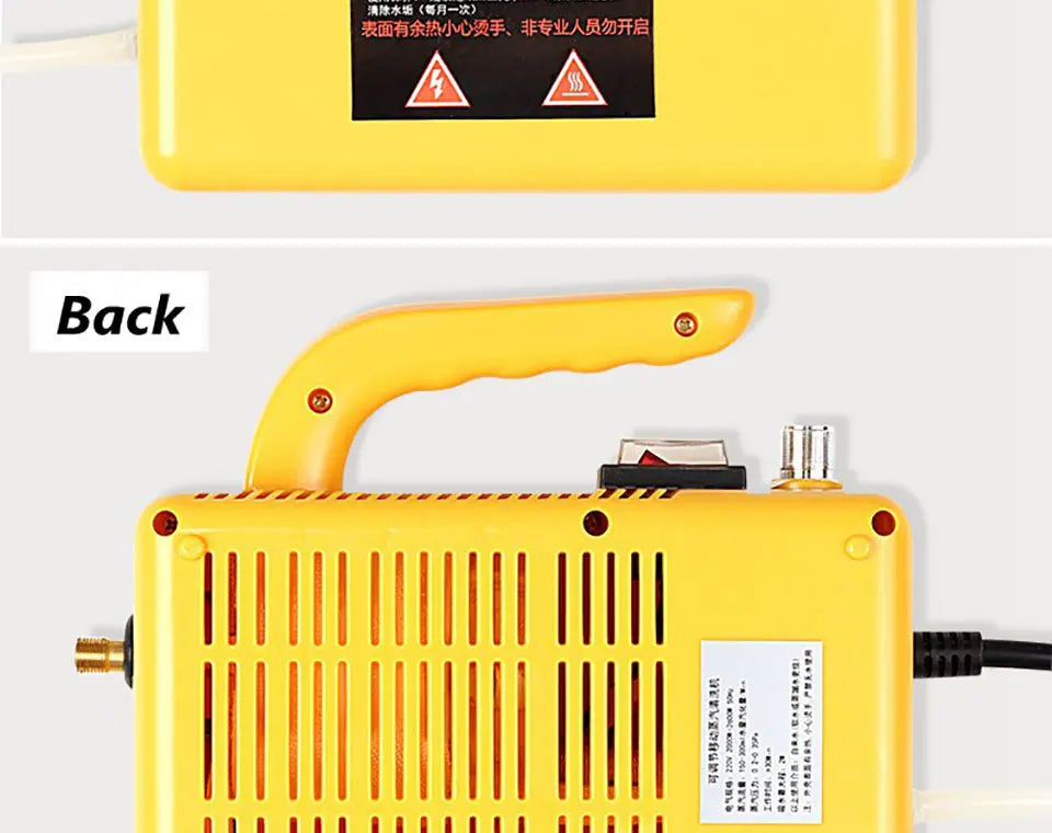 2600W High Temperature Steam Cleaner For Hood Air Conditioner Car Mobile Cleaning Machine Pumping Sterilization Disinfector