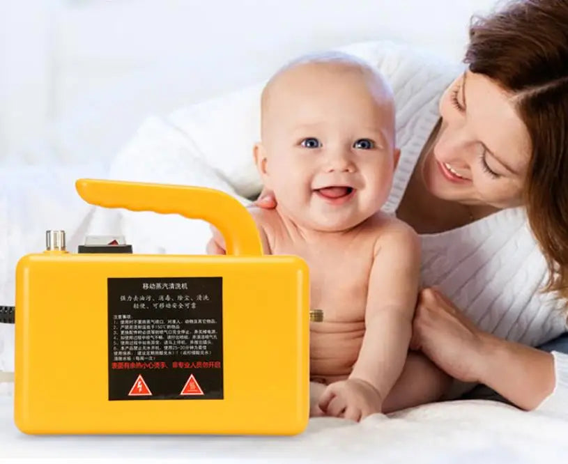 110V 220V Household Electric Steam Cleaner 2600W Portable Handheld Steamer Car Kitchen Brush Cleaning Machine