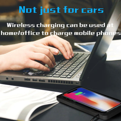 Wireless Car Charger Charging Pad 15w Non Slip Qi Fast Charger For Car Wireless Phone Charger For Android For IPhone 11/12/13/14