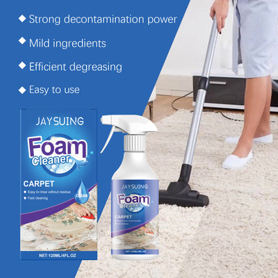 Carpet Foam Cleaner Eliminate Stubborn Stains Odor Remover Carpet Fabric Curtain Multi-functional Cleaning Rug Cleaner Solution