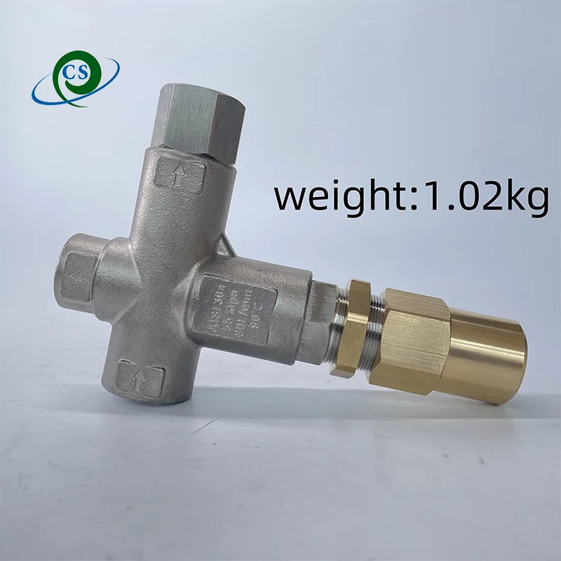 500-600bar 80L/min Pressure Washer Adjustable high pressure washer parts regulator bypass pressure washer unloader valve VHP60