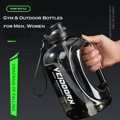 2.8L Big Capacity Gym Outdoor Water Bottles for Men Women Healthy Sport Bottles with Handle