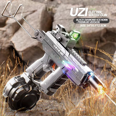 2025 New Summer UZI Water Gun Toy Swimming Pool Play Water Adult Shots Games Toy Outdoor Games High Pressure Water Gun Kids Gift