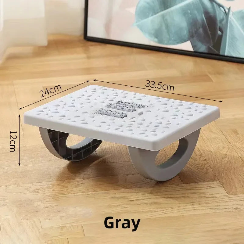 Ergonomic Office Foot Rest Stool Under Desk Adjustable Height Comfortable