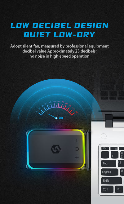 New Design Notebook Cooling Radiator Quiet Super Vacuum Fan Air-cooled for All Size Laptops Cooling Laptop Cooler Pad Adjustable