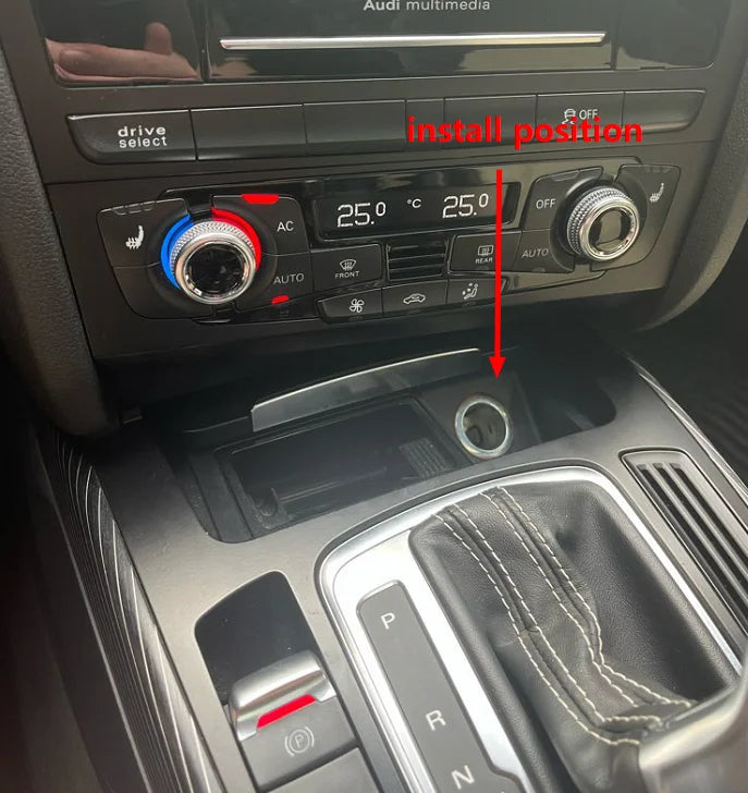 wireless charging pad for Audi A4 B8 B9 A4 Allroad A5 S5 RS5 Q5 SQ5 Fast phone charger mobile holder usb Center console