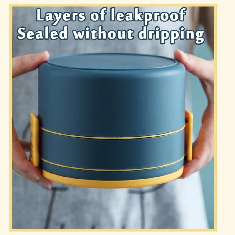 Kitchen Microwave Heating Portable Lunch Box Household Refrigerator Crisper Fruit Lunch Box Essential For Office Staff
