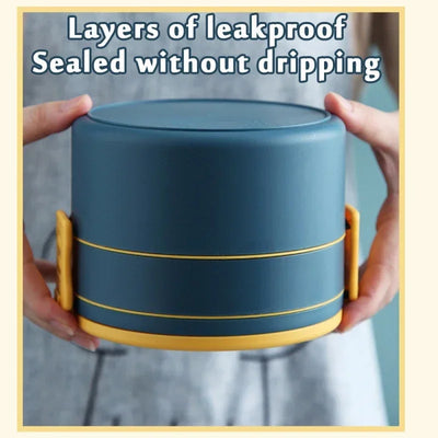 Kitchen Microwave Heating Portable Lunch Box Household Refrigerator Crisper Fruit Lunch Box Essential For Office Staff