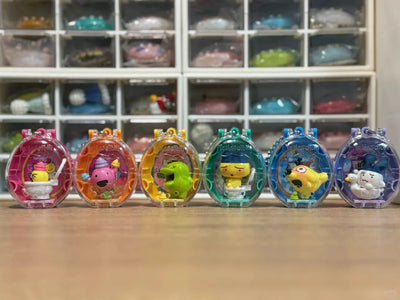 Bandai Tamagotchi Spare Time Series2  Pooptime Pendant  Bean Mr.Koigari Doll Box Toy Collectible Anime Game Figurine