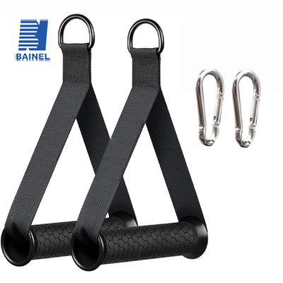 Gym Resistance Belt Accessories Handle Non Slip Grip