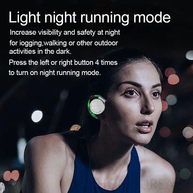 Open Ear Headphones TWS Noise Cancelling Headphones Bluetooth Earpiece Bluetooth Headset Runnning Headphones Workout Headphones
