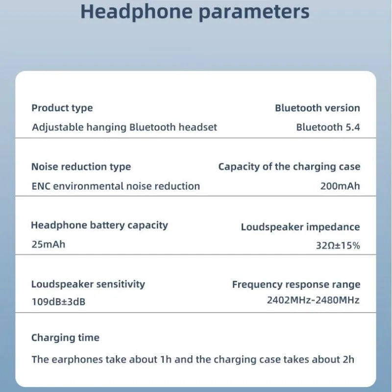 X91 OWS Earhook Earphones Bluetooth 5.3 Low Latency Gaming Sport Headset HiFi Stereo Noise Reduction Wireless Headphones Earbuds
