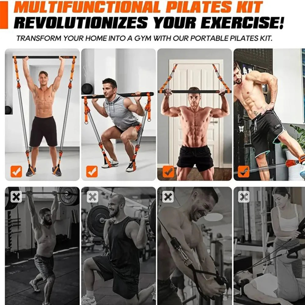 Pilates Workout Equipment W/ Resistance Bands