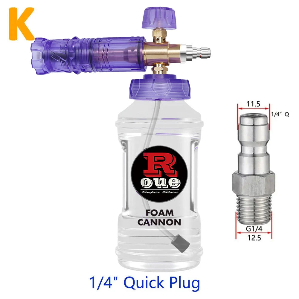 Pressure Washer  Snow Foam Lance Foam Nozzle Car Wash Foam Maker for parkside Karcher Elitech Bort AR Bosch Pressure Washer