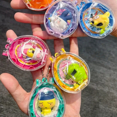 Original Bandai Tamagotchi Spare Time Series2 Pooptime Pendant Bean Mr.Koigari Doll Box Toy Collectible Anime Game Figurine Toys