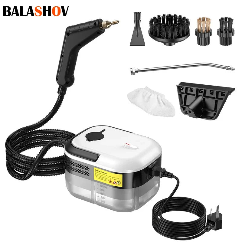 Steam Cleaner High Pressure and Temperature Handhled Steam Mop Commercial Household Air Conditioner Kitchen Hood Car Jet Washer