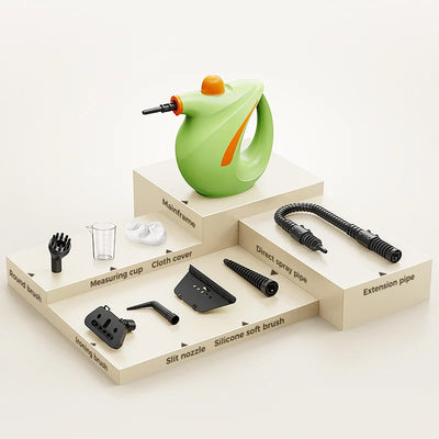 Pressurized Handheld Steam Cleaner for Home - Portable Multi-purpose High Pressure Deep Multi-surface Cleaning Steamer Machine