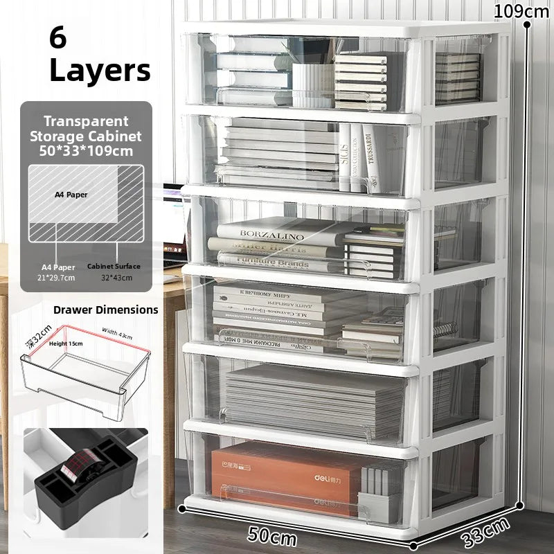 Desktop Organizer Box Ders Office Workstation File Cabinet