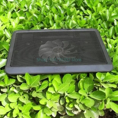 Laptop Cooler Cooling Pad 12-14 Inch Gamer USB Quiet Fans Portable Gaming Stand Notebook Cooler Stand Chill Mat with 1 Blue LED