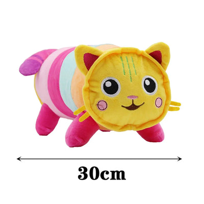 2025 Hot Gabbys doll house Plush Toy Mercat Cartoon Stuffed Animals Smiling Cat Car Cat Hug Gaby Girl Birthday Gift