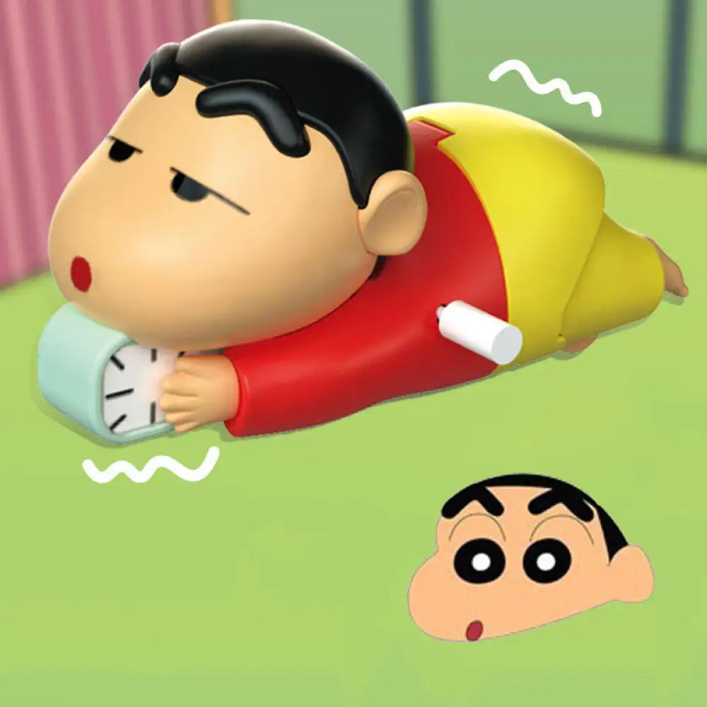 2025 New Wind-up Crawler Toy - Anime Boy Lazy Wake Up Model, Swing Alarm Clock & Qixi Gift Set